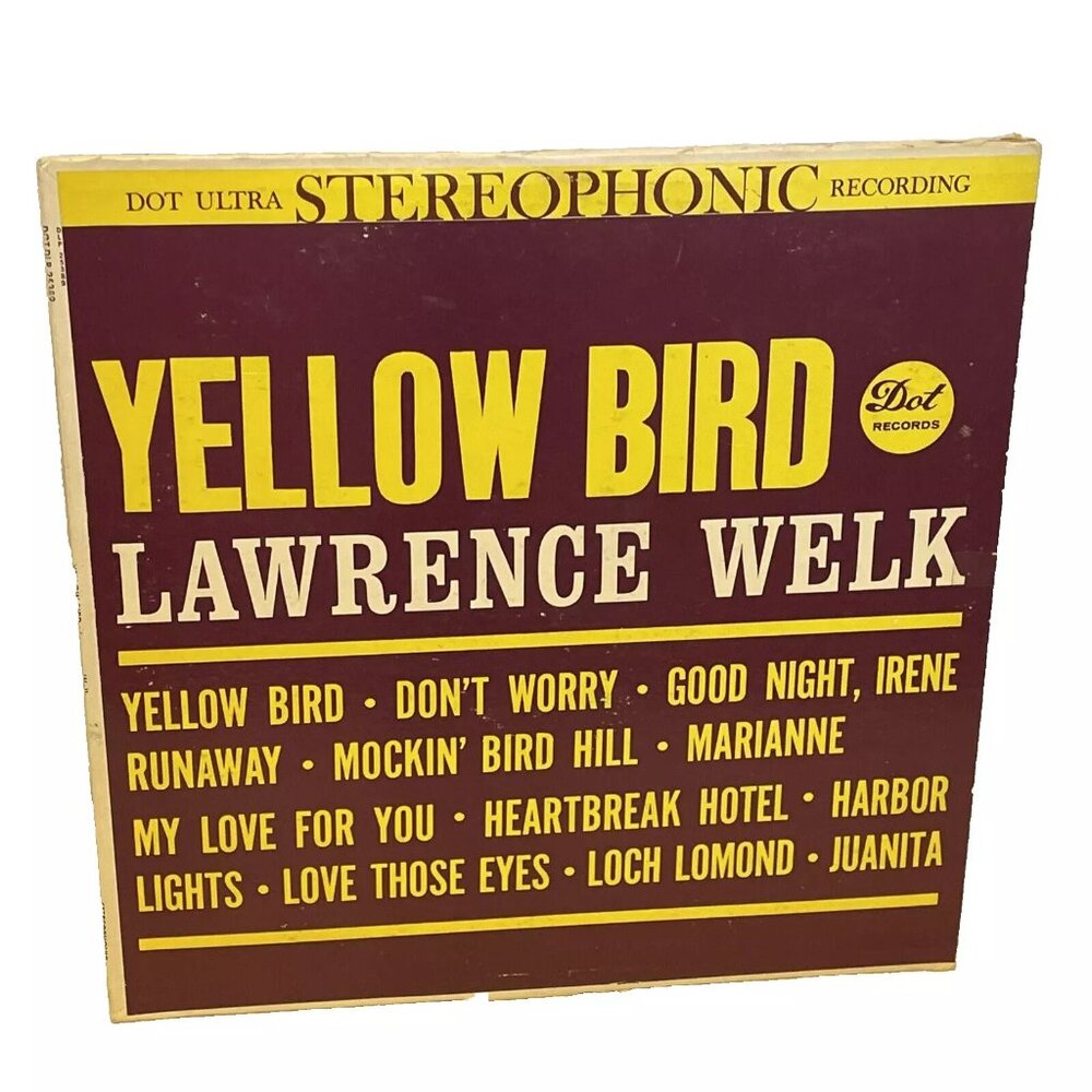 Lawrence Welk Yellow Bird (Vinyl, 1961) Dot Records DLP 25389 VG LP Record Album